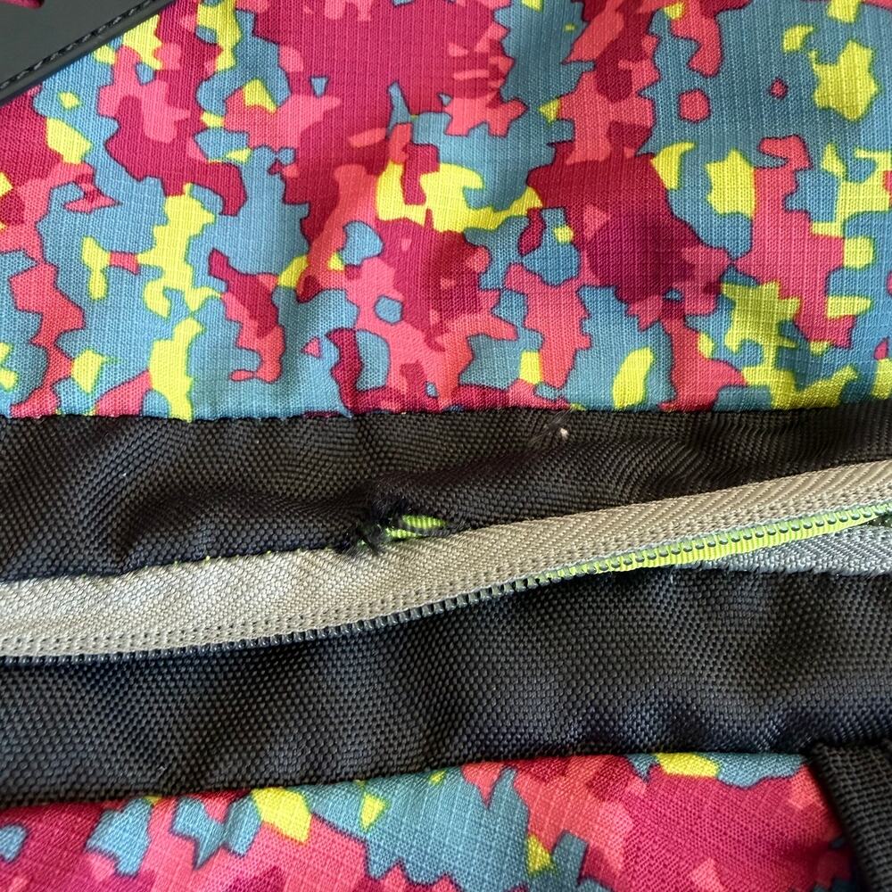 ADIDAS Climaproof Backpack Camouflage Gray Pink Laptop Travel Bag - Picture 11 of 14